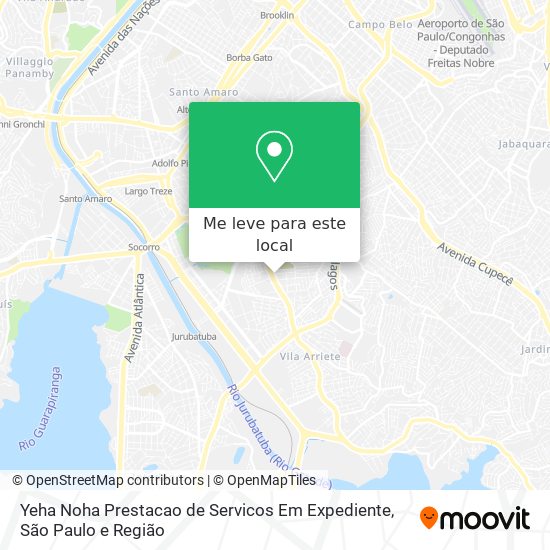 Yeha Noha Prestacao de Servicos Em Expediente mapa