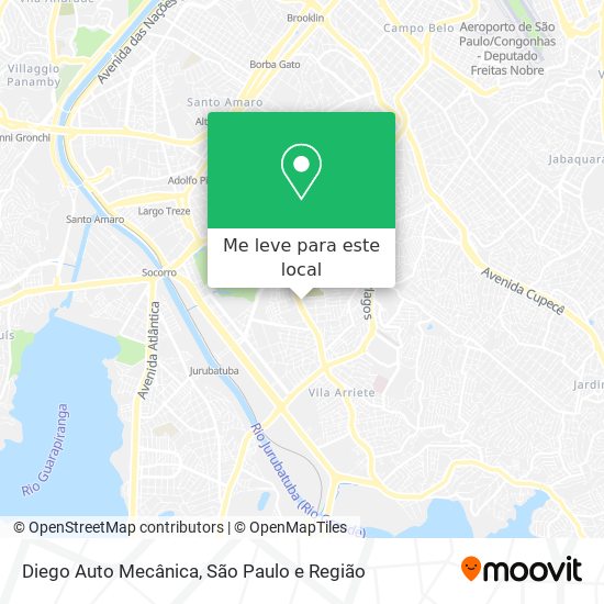 Diego Auto Mecânica mapa