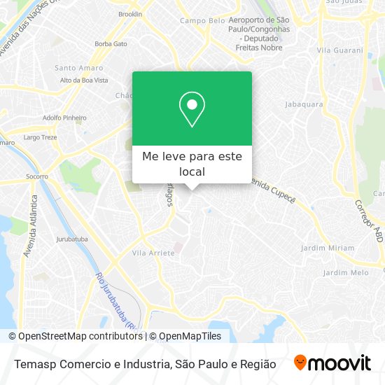 Temasp Comercio e Industria mapa