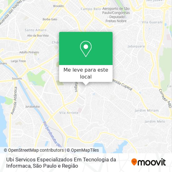 Ubi Servicos Especializados Em Tecnologia da Informaca mapa