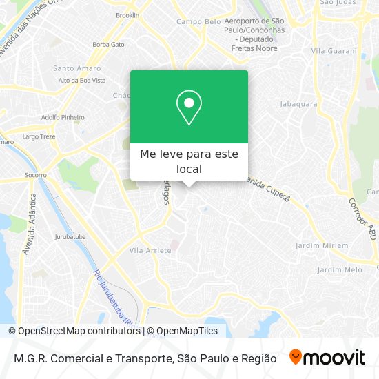 M.G.R. Comercial e Transporte mapa