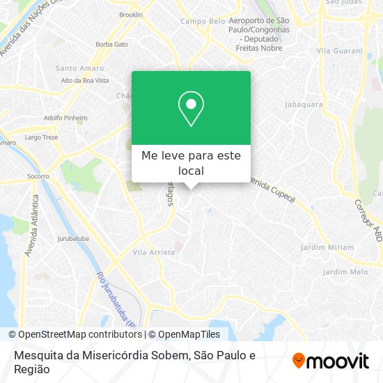 Mesquita da Misericórdia Sobem mapa