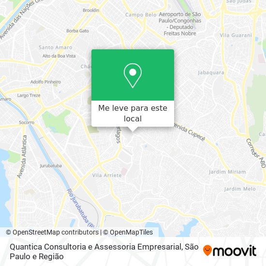 Quantica Consultoria e Assessoria Empresarial mapa