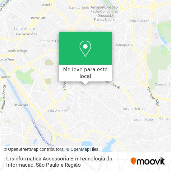 Crsinformatica Assessoria Em Tecnologia da Informacao mapa