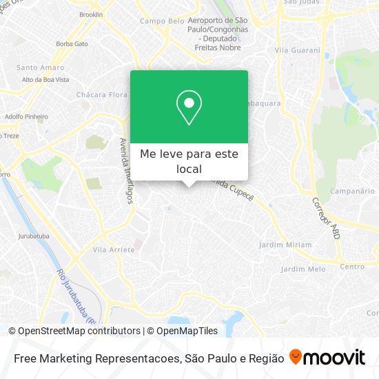 Free Marketing Representacoes mapa