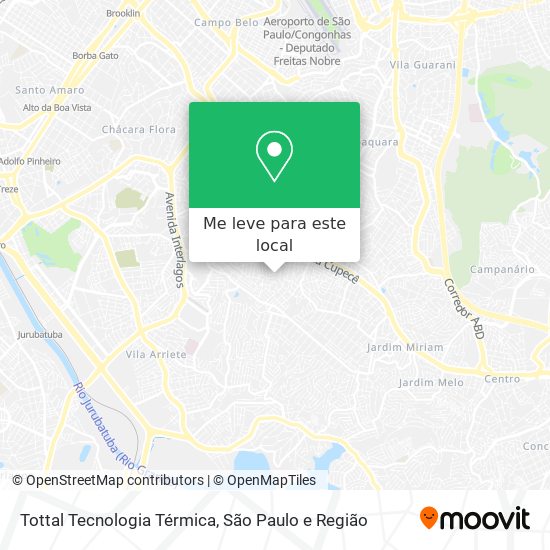 Tottal Tecnologia Térmica mapa