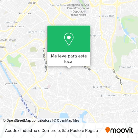 Acodex Industria e Comercio mapa