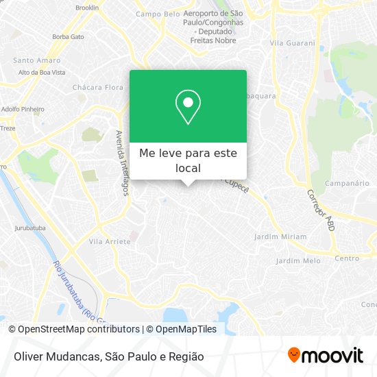 Oliver Mudancas mapa