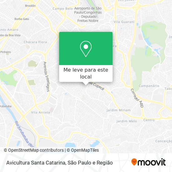 Avicultura Santa Catarina mapa