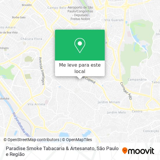 Paradise Smoke Tabacaria & Artesanato mapa