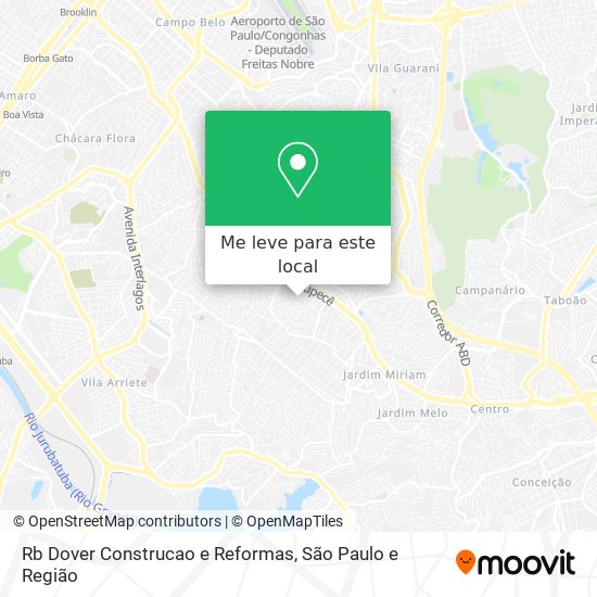 Rb Dover Construcao e Reformas mapa