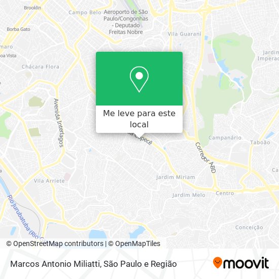 Marcos Antonio Miliatti mapa