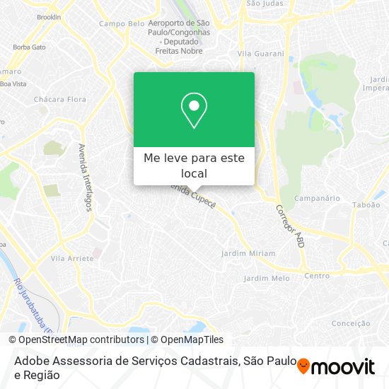 Adobe Assessoria de Serviços Cadastrais mapa