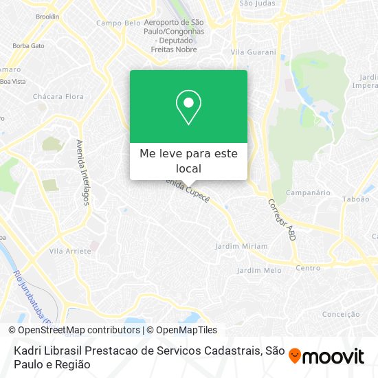 Kadri Librasil Prestacao de Servicos Cadastrais mapa