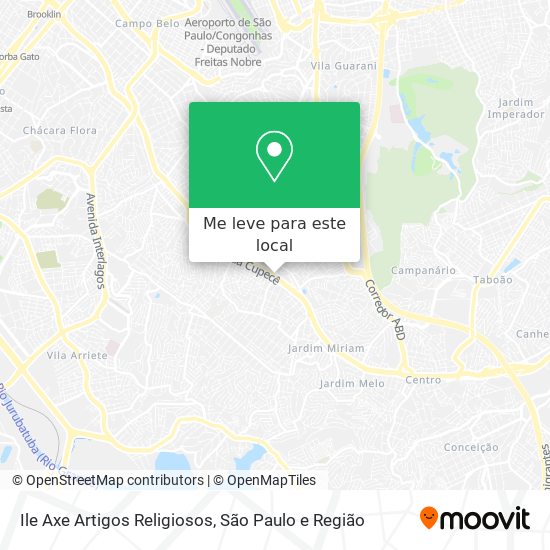 Ile Axe Artigos Religiosos mapa