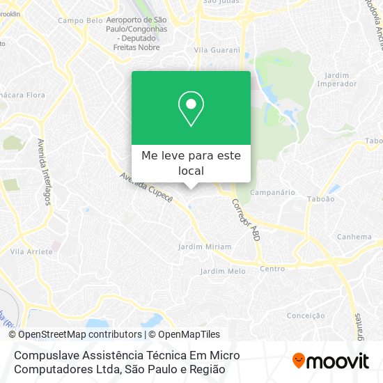 Compuslave Assistência Técnica Em Micro Computadores Ltda mapa