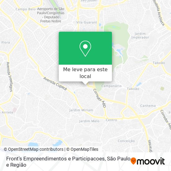 Front's Empreendimentos e Participacoes mapa