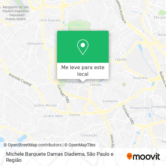 Michele Barquete Damas Diadema mapa