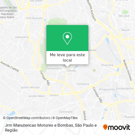 Jrm Manutencao Motores e Bombas mapa