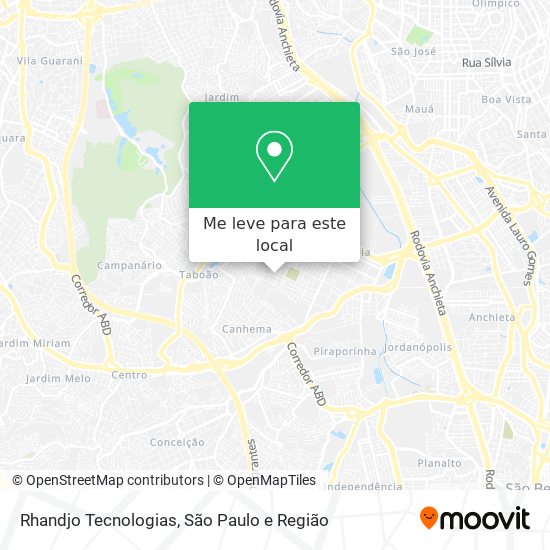 Rhandjo Tecnologias mapa