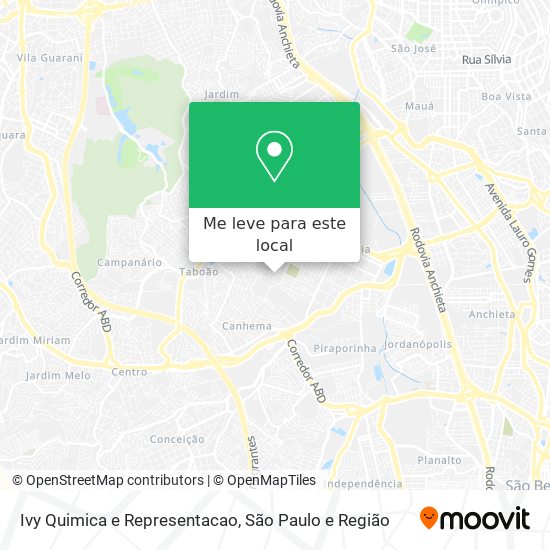 Ivy Quimica e Representacao mapa