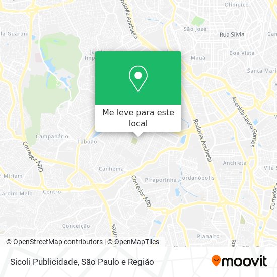 Sicoli Publicidade mapa