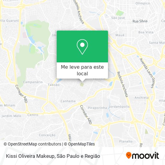 Kissi Oliveira Makeup mapa