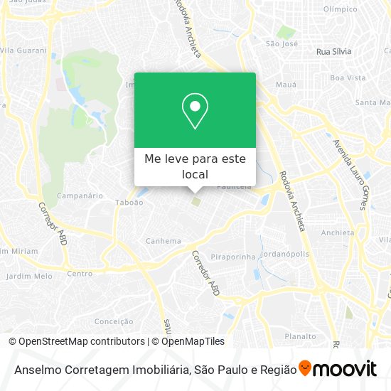 Anselmo Corretagem Imobiliária mapa