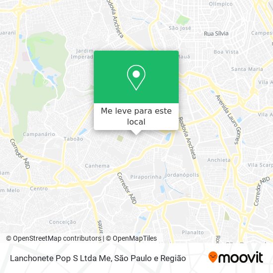 Lanchonete Pop S Ltda Me mapa
