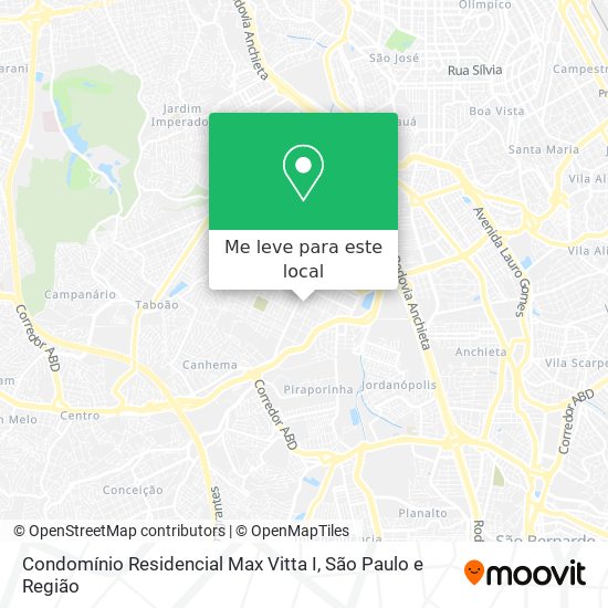 Condomínio Residencial Max Vitta I mapa