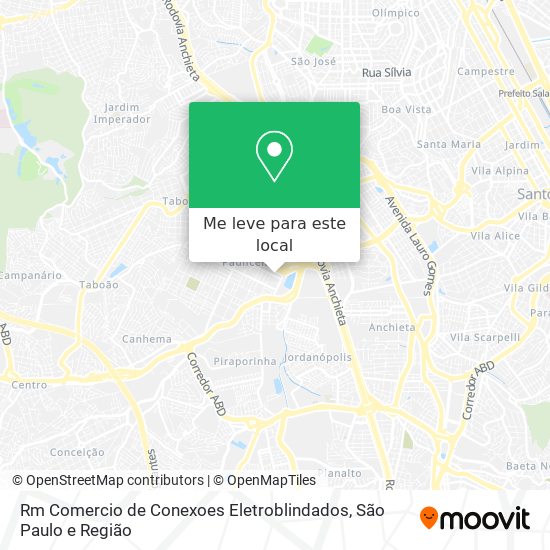 Rm Comercio de Conexoes Eletroblindados mapa