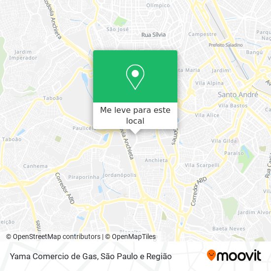 Yama Comercio de Gas mapa