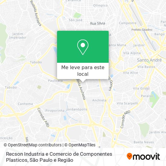 Recson Industria e Comercio de Componentes Plasticos mapa