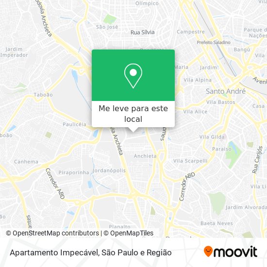 Apartamento Impecável mapa