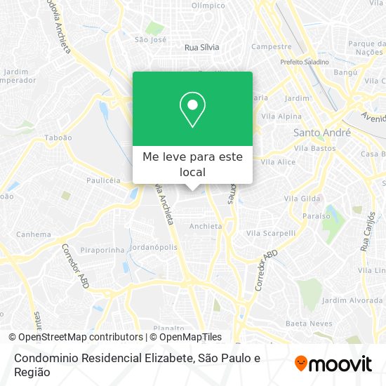 Condominio Residencial Elizabete mapa