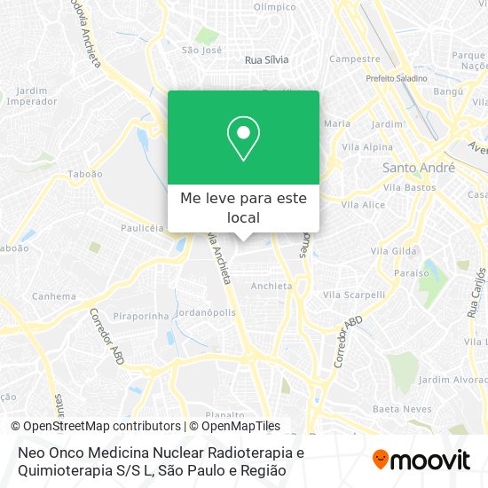 Neo Onco Medicina Nuclear Radioterapia e Quimioterapia S / S L mapa