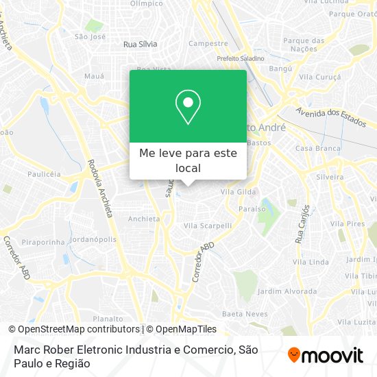 Marc Rober Eletronic Industria e Comercio mapa