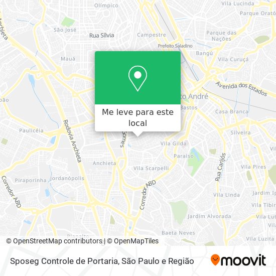 Sposeg Controle de Portaria mapa