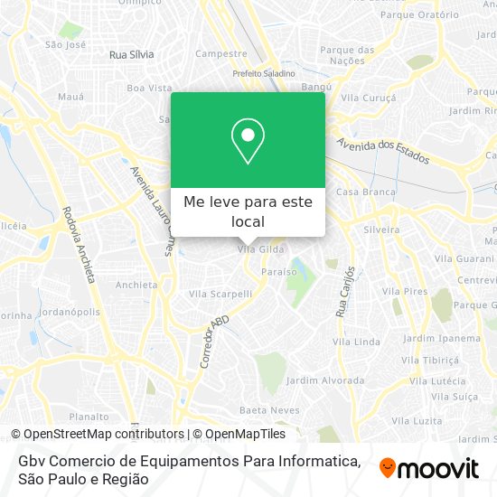 Gbv Comercio de Equipamentos Para Informatica mapa