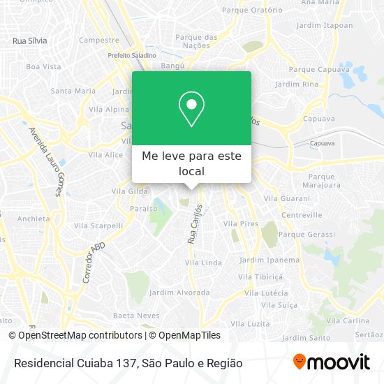 Residencial Cuiaba 137 mapa
