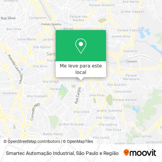 Smartec Automação Industrial mapa