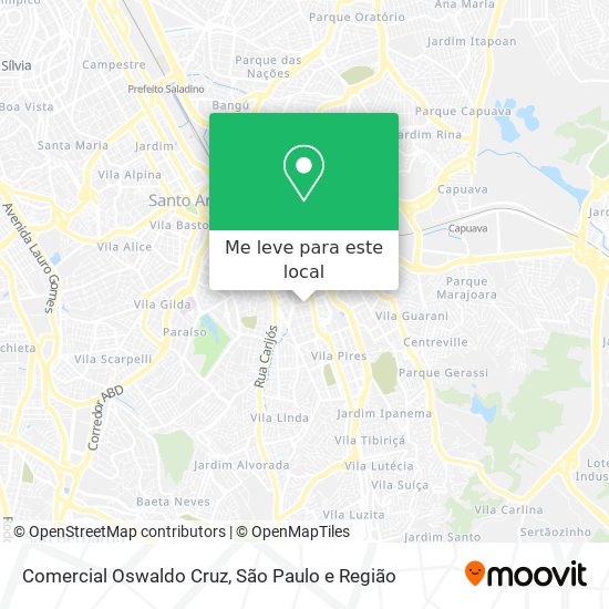 Comercial Oswaldo Cruz mapa