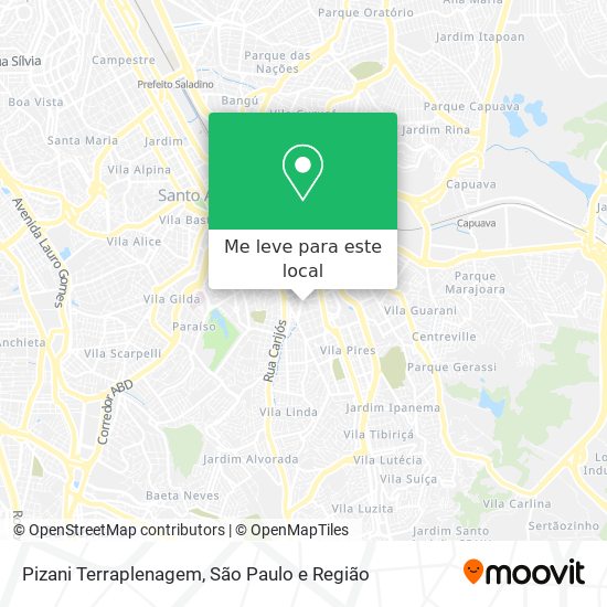 Pizani Terraplenagem mapa