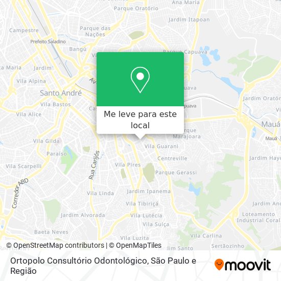 Ortopolo Consultório Odontológico mapa
