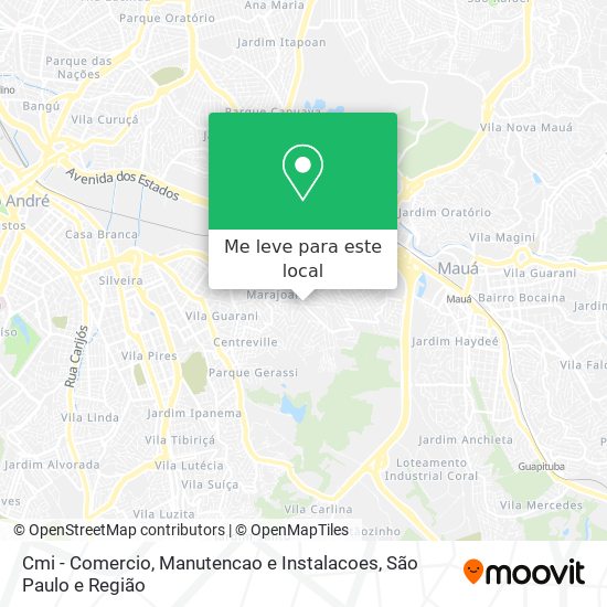 Cmi - Comercio, Manutencao e Instalacoes mapa