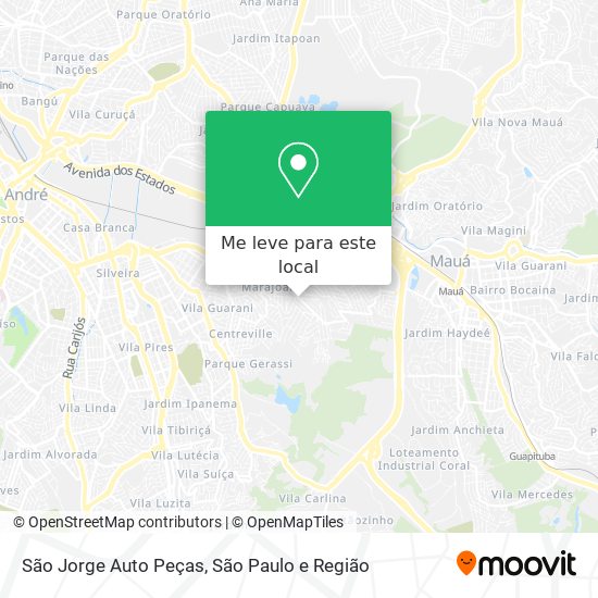 São Jorge Auto Peças mapa