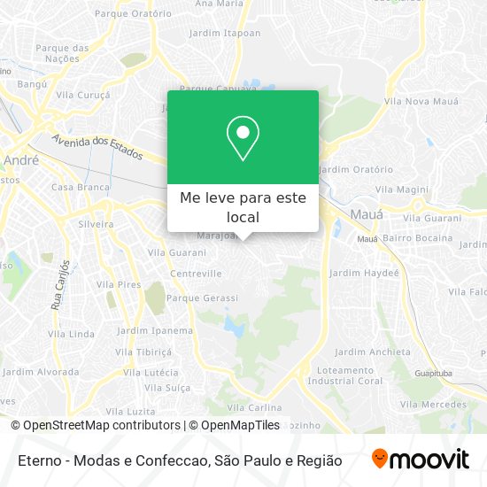 Eterno - Modas e Confeccao mapa