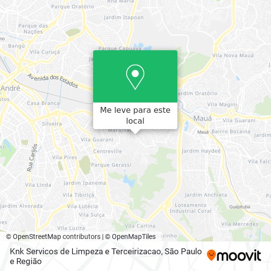 Knk Servicos de Limpeza e Terceirizacao mapa