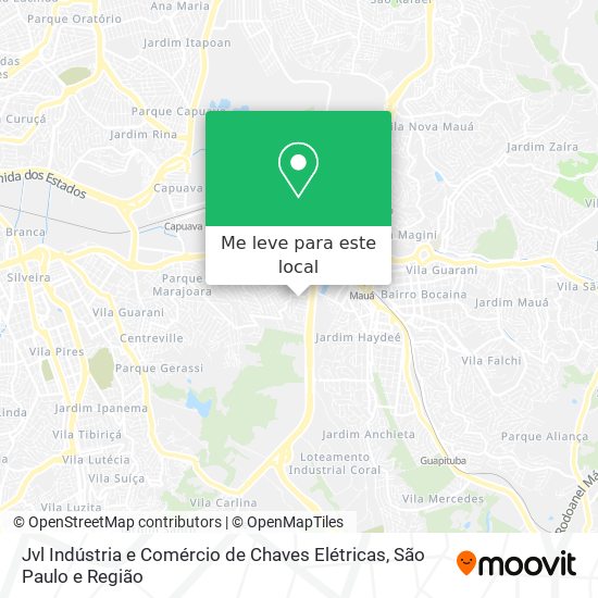 Jvl Indústria e Comércio de Chaves Elétricas mapa
