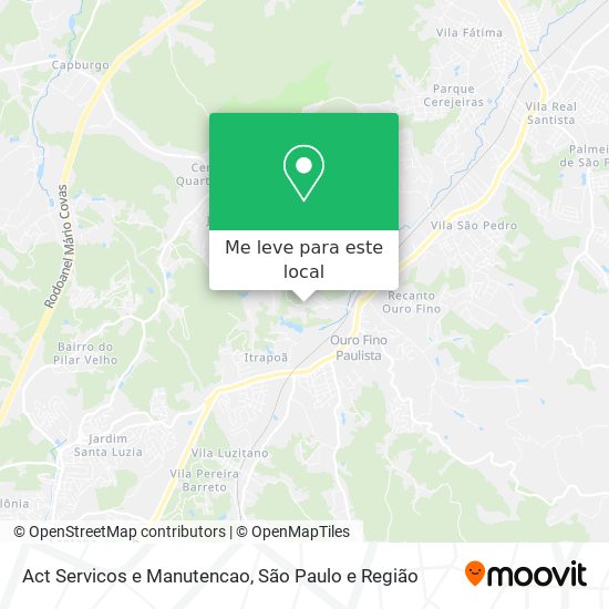 Act Servicos e Manutencao mapa